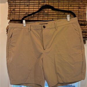 Michael Kors Tan Flat Front Shorts